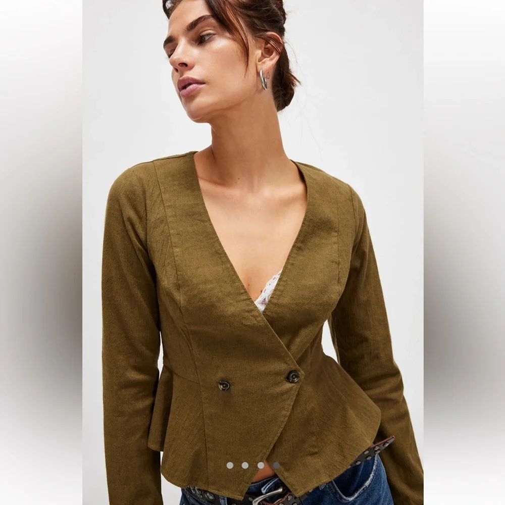 Free people city life blouse